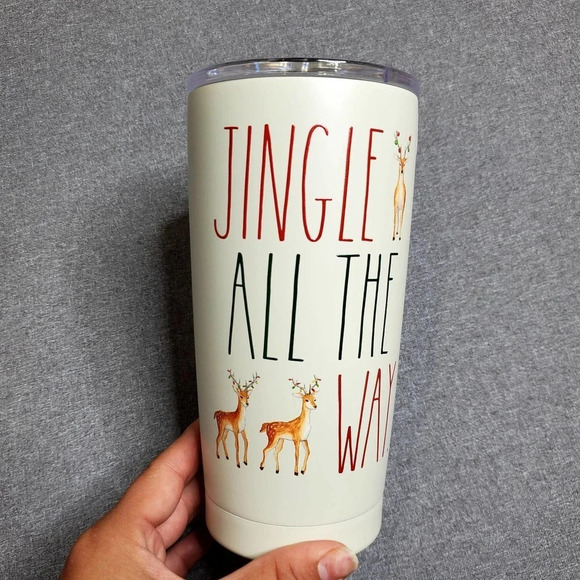 Rae Dunn Jingle All The Way 17oz. Tumbler - Picture 1 of 5